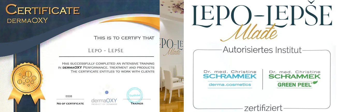 Lepo-Lepše company certificates