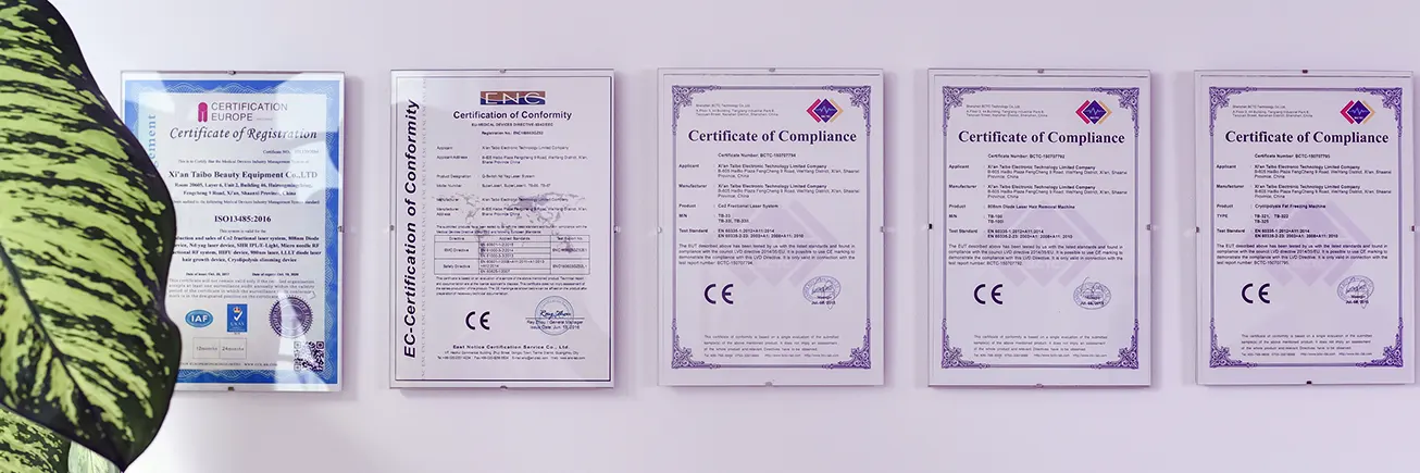 Equipment certificates